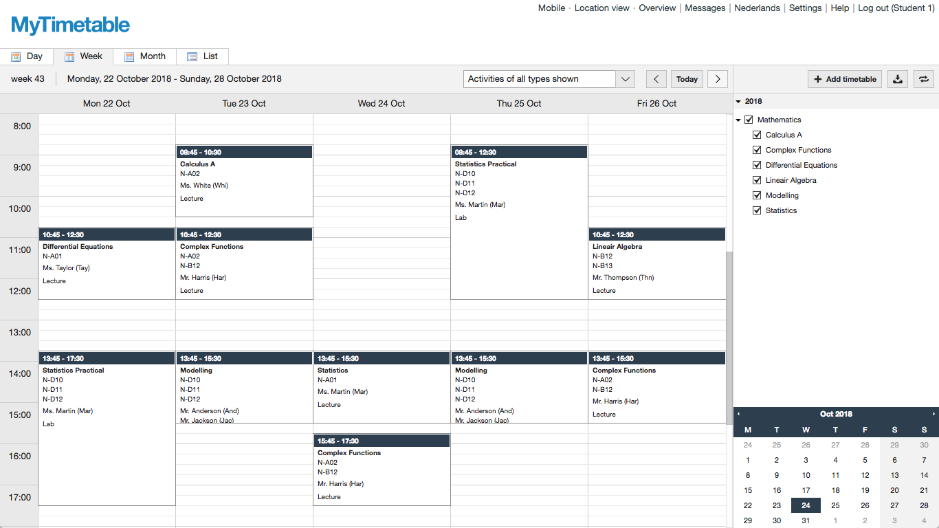 MyTimetable